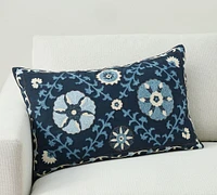 Open Box: Penelope Embroidered Lumbar Pillow