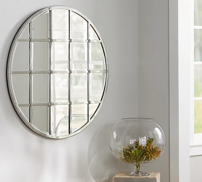 Eagan Multipanel Round Wall Mirror 44"