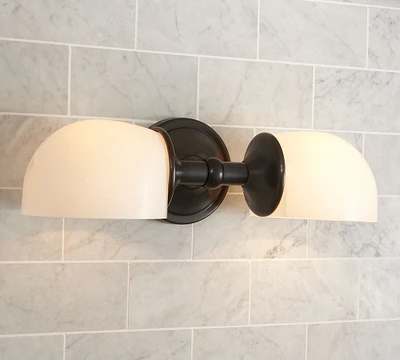 Mercer Double Horizontal Sconce (16")