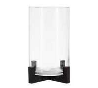 Brooks Cross Bar Hurricane Candleholder