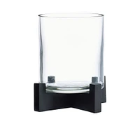 Brooks Cross Bar Hurricane Candleholder