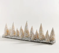 Open Box: Lit Bottlebrush Tree Centerpiece