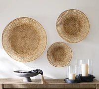 Asha Abaca Wall Baskets - Set of 3