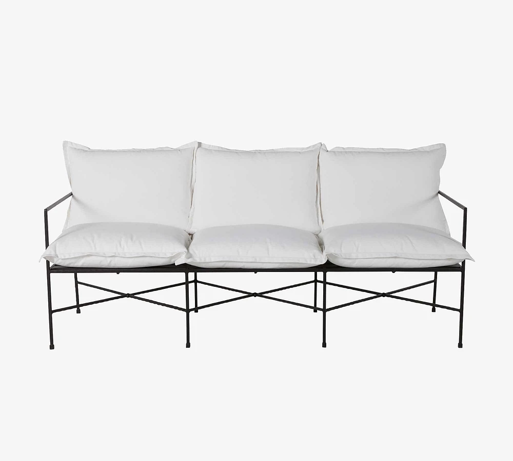 Blithdale Metal Outdoor Sofa (77")