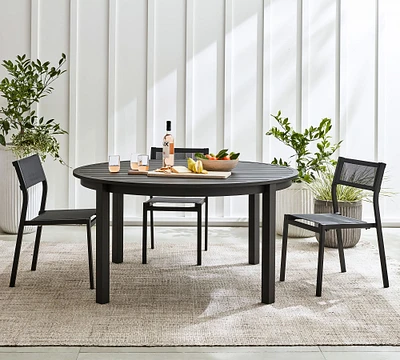 Malibu Metal Round Outdoor Dining Table (40")