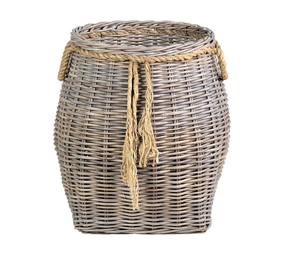 Theron Graywash Woven Baskets