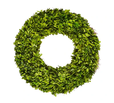 Live Preserved Boxwood Wreath