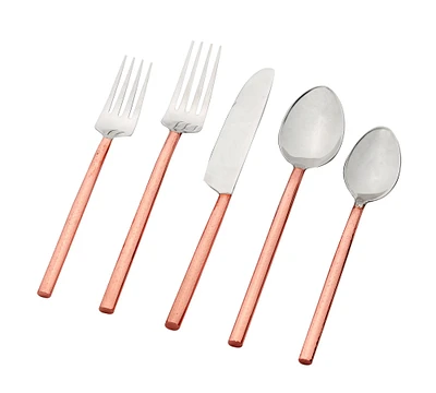 Copper Handled Flatware Sets