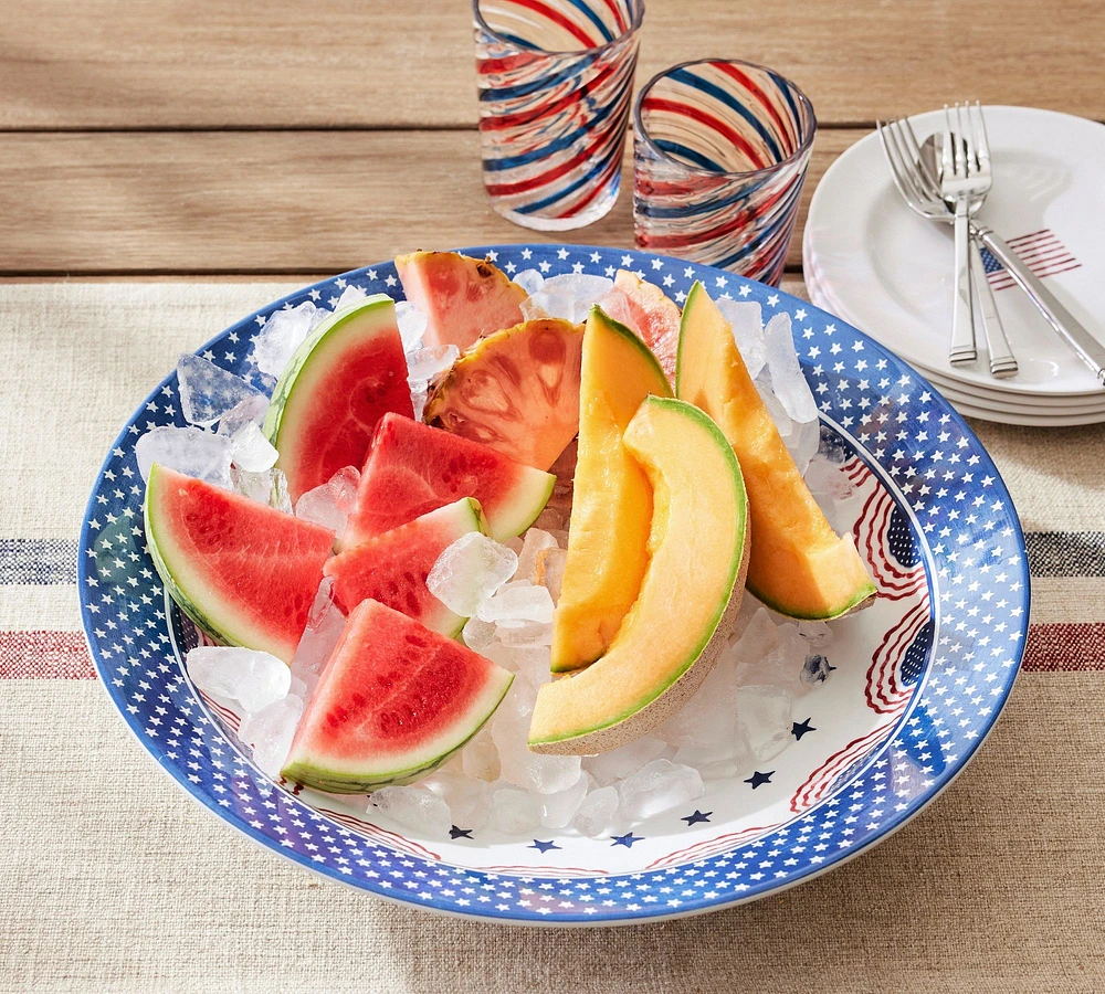 Cabana Americana Outdoor Melamine Serving Bowl