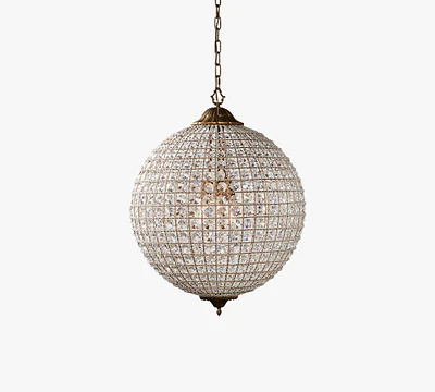 Hersch Crystal Round Chandelier (18"-24")