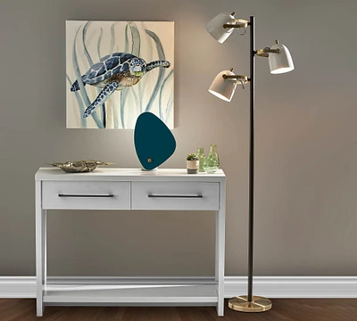 Kenneth Metal 3-Light Floor Lamp (65")