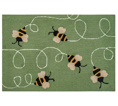 Bees Hand-Tufted Outdoor Rug