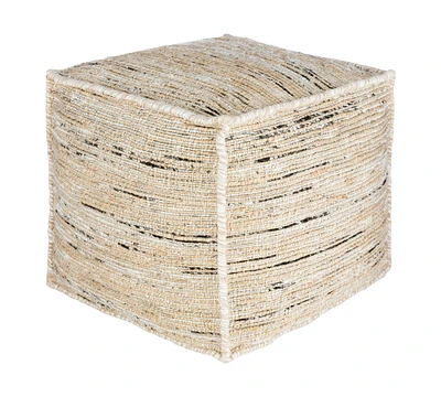 Pohl Handwoven Jute Knit Pouf