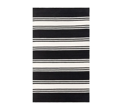 Modern Farmhouse Outdoor Performance Striped Rug