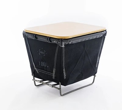 Extra Small Rectangle Canvas Laundry Basket with Wheels