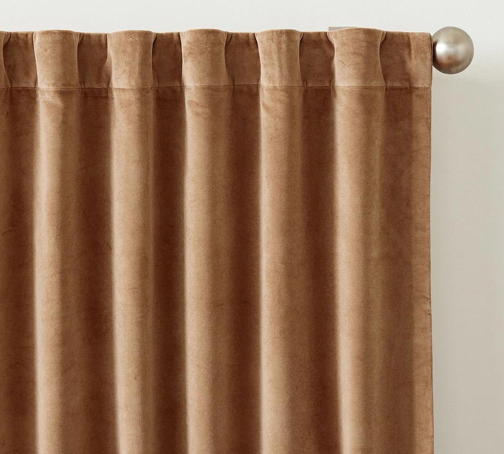 Open Box:Velvet Twill Blackout Curtain