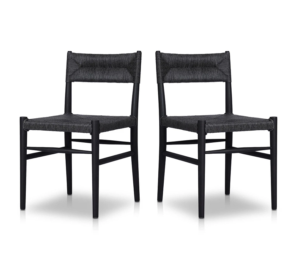 Zara Woven Outdoor Dining Chairs - Set of 2