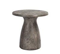 Nora Large Outdoor Accent Table, Dark Grey