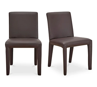 Charlie Vegan Leather Dining Chair - Set of 2