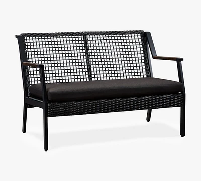 Klein Wicker Outdoor Bench