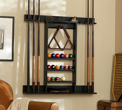 Cue Stick Wall Mount Storage Rack