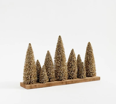 Open Box: Lit Bottlebrush Tree Centerpiece