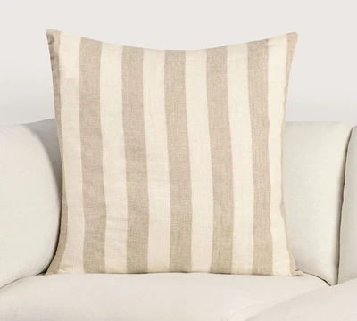 Lita Linen Striped Pillow Cover