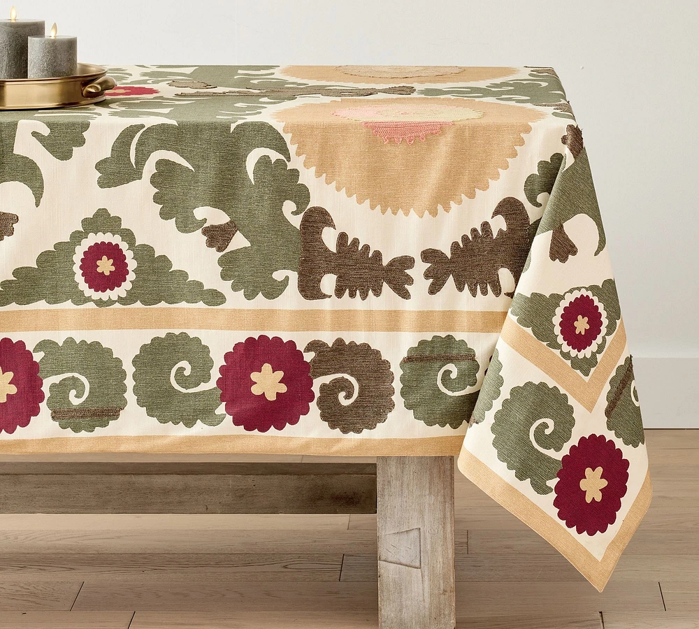 Sofia Suzani Cotton Tablecloth