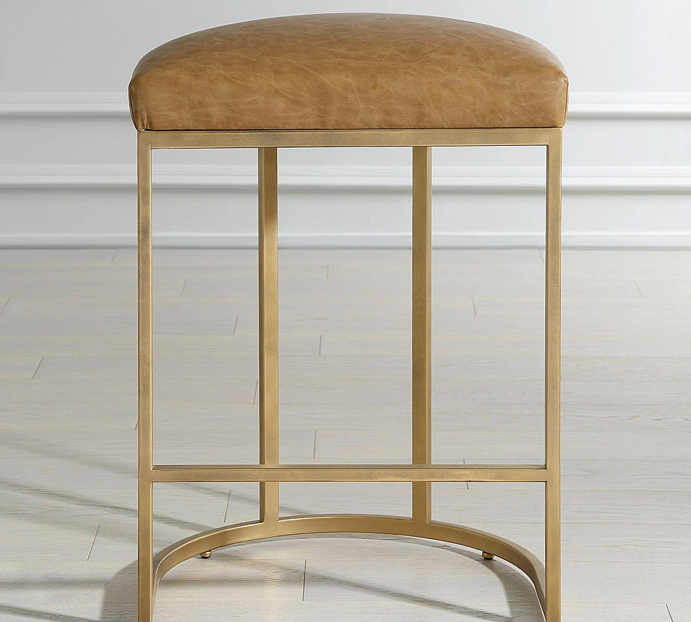 Jazz Faux Leather Counter Stool