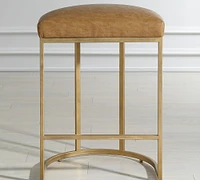 Jazz Faux Leather Counter Stool