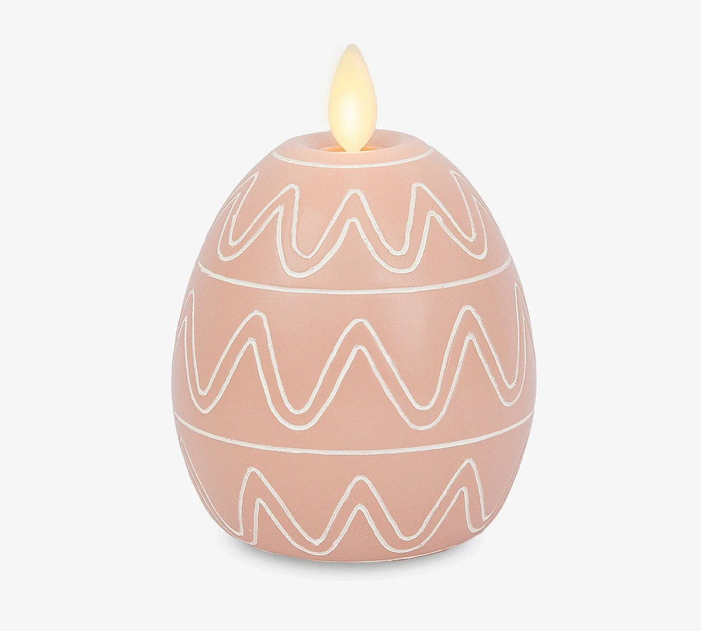 Premium Flickering Flameless Easter Egg Candle