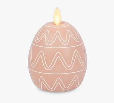Premium Flickering Flameless Easter Egg Candle