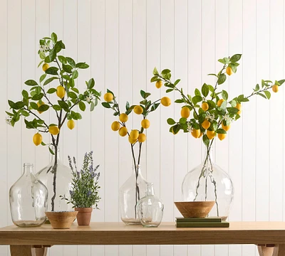 Faux Lemon Branches