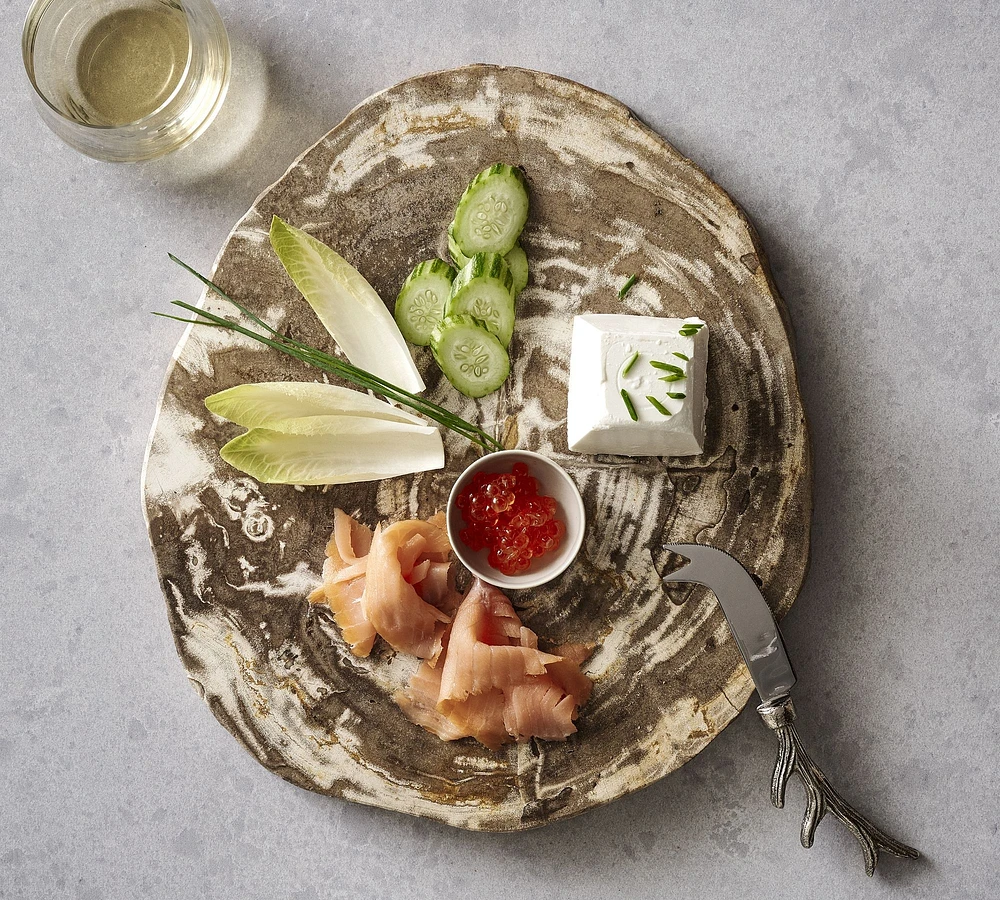 Petrified Wood Cheese Board 