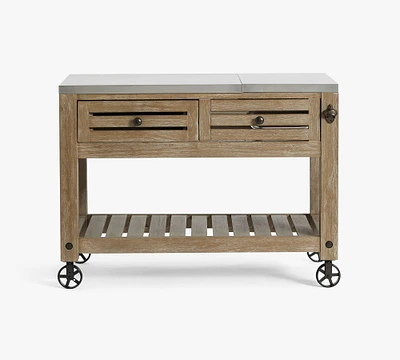 Abbott Acacia Outdoor Kitchen Island (48")