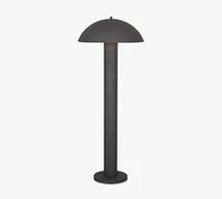 Olive Ceramic Floor Lamp (60")