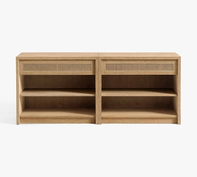 Marina Cane Storage Shelf Console (72"-144")