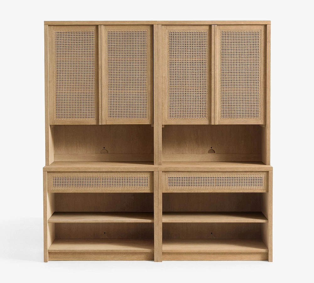 Marina Cane Storage Cabinet Set (72"-108")