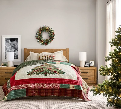 Winter Dreams Handcrafted Reversible Quilt