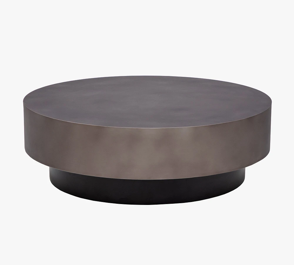 Jasper Round Metal Coffee Table (43.5")