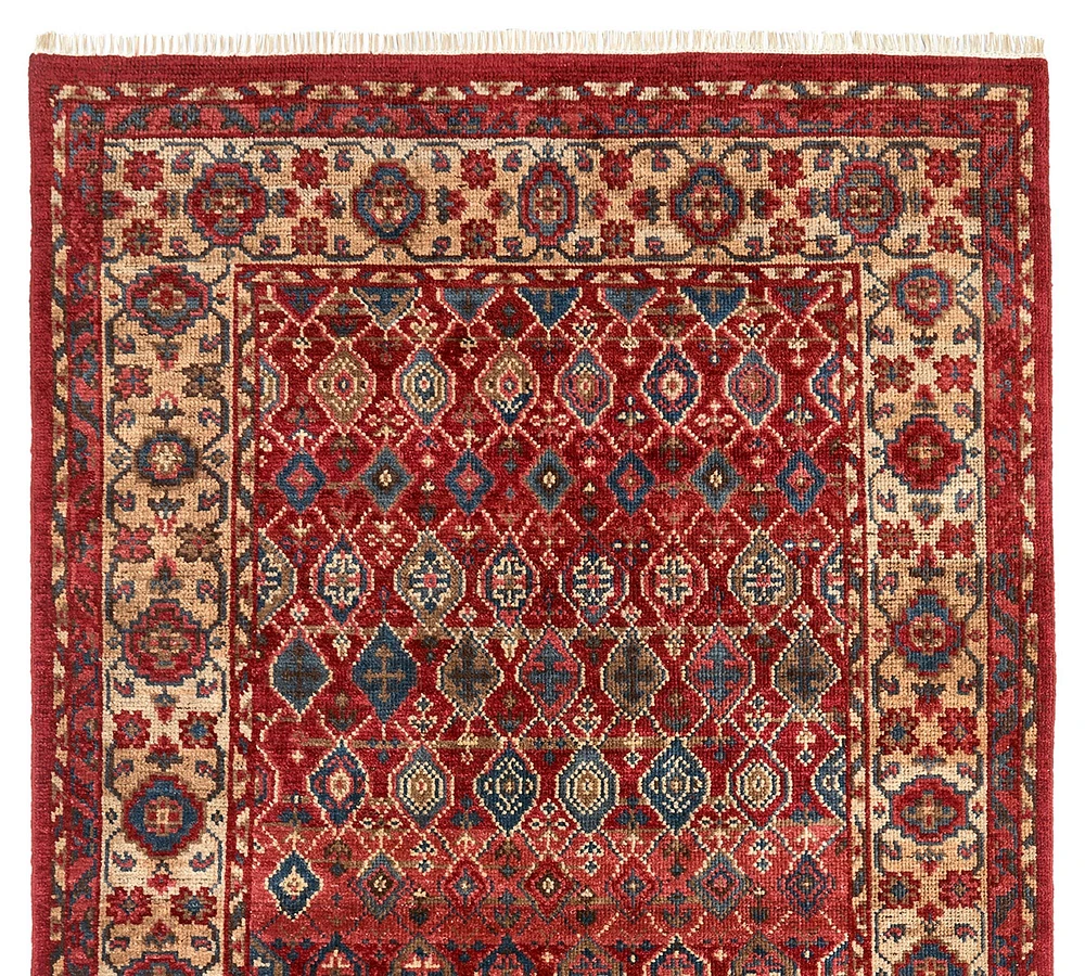 Kristof Hand-Knotted Wool Rug Swatch - Free Returns Within 30 Days