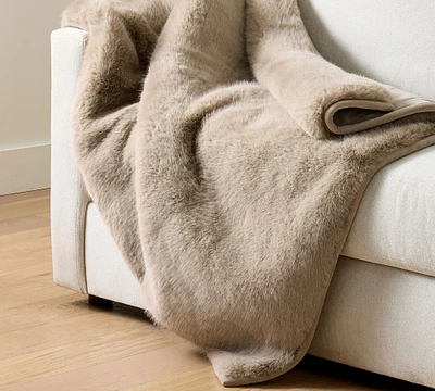 Open Box: Faux Fur Mink Throw
