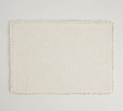 Mason Handwoven Cotton Fringe Placemats