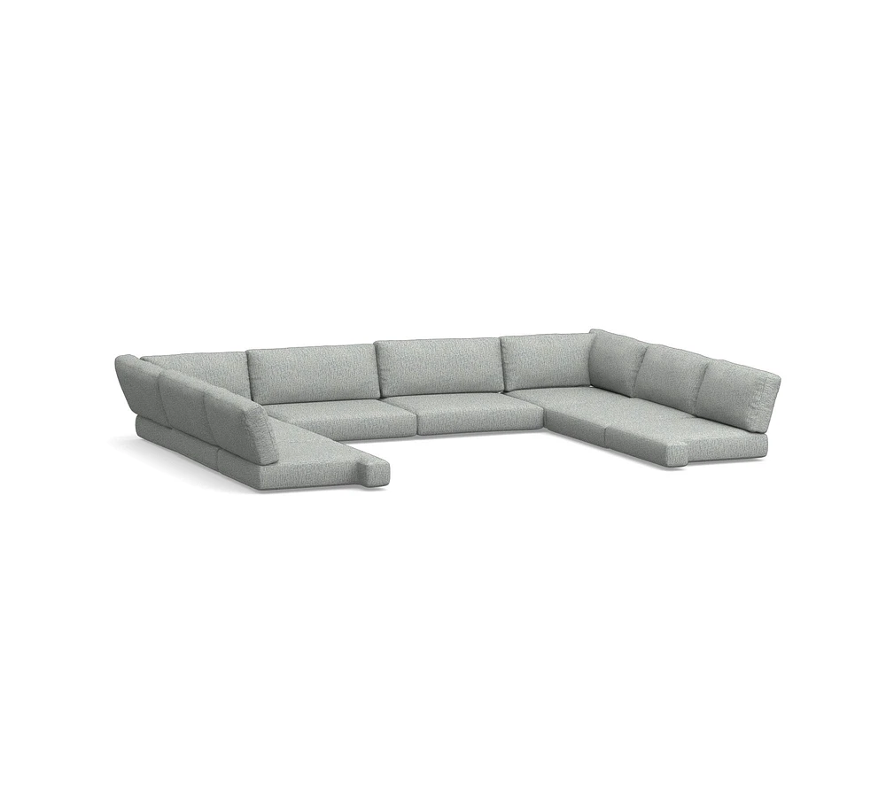 Huntington Slope Arm 8-Piece Sectional Cushion Cover
