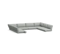 Huntington Slope Arm 8-Piece Sectional Cushion Cover