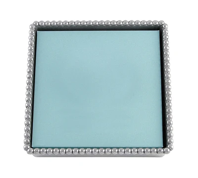 Beaded Edge Recycled Aluminum Napkin Holder