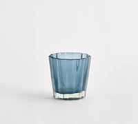 Scalloped Glass Candleholder
