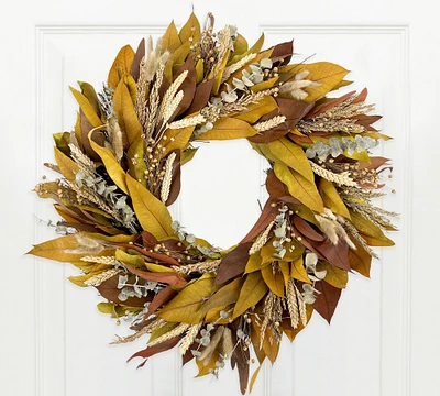 Open Box: Dried Autumn Meadow Wreath