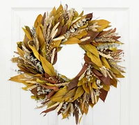 Open Box: Dried Autumn Meadow Wreath