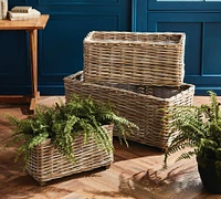 Handwoven Rattan Planters